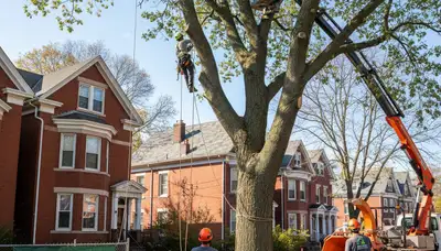 Professional tree removal service in Cambridge MA by certified arborists at Cambridge Tree Services