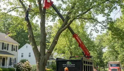 Professional tree removal service in Cambridge MA by certified arborists