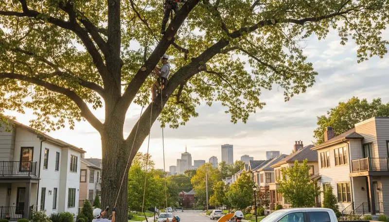 Professional tree removal experts serving residential properties in Cambridge, MA