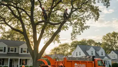 Professional tree removal service in Cambridge MA by certified arborists