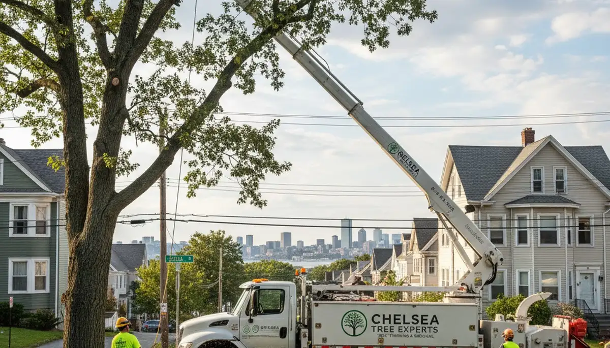 Professional tree removal service in Cambridge MA by certified arborists