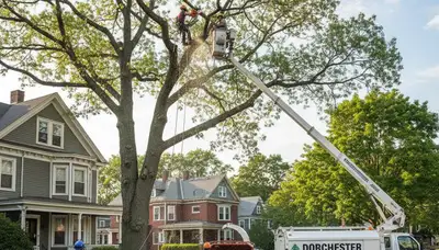 Professional tree removal service in Cambridge MA by certified arborists