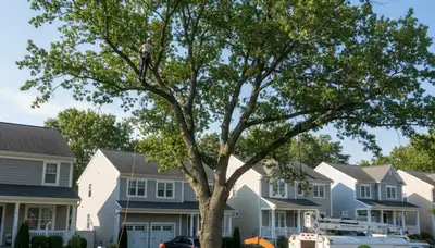 Professional tree removal service in Cambridge, MA by certified arborists