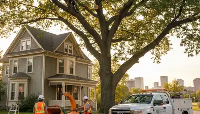 Professional tree removal service in Cambridge MA by certified arborists at cambridgetreeservices.com